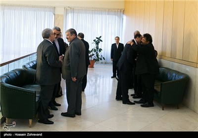 دیدار سفرای کشور‌های اسلامی با رئیس مجلس