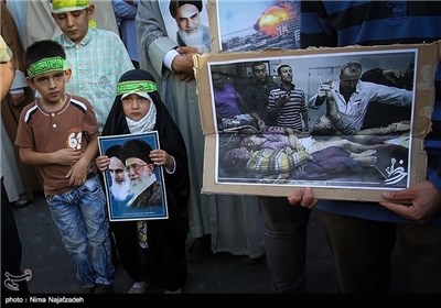 Iranian People Condemn Israeli Attacks on Gaza