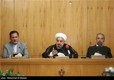 سخنرانی حجت الاسلام روحانی رئیس جمهور در جلسه هیئت دولت