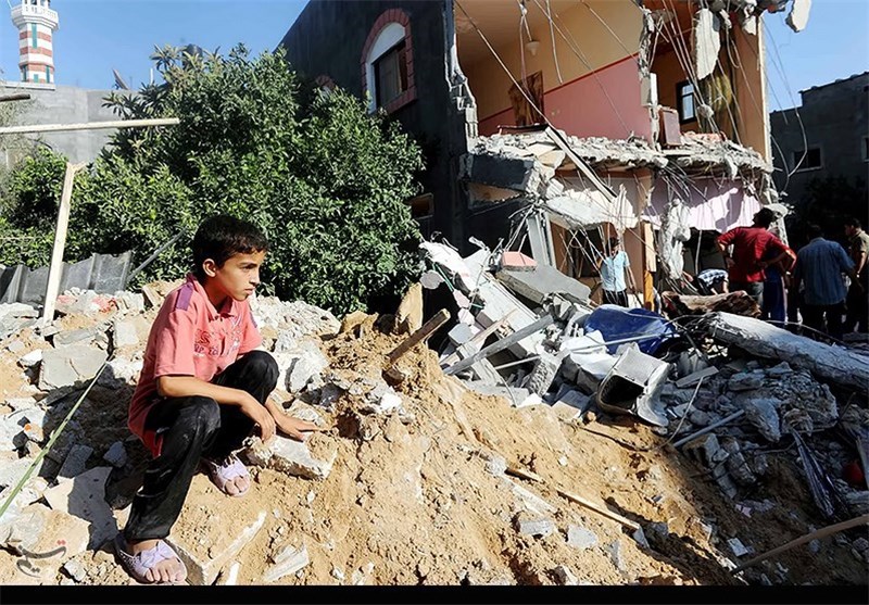 تصویری تکان‌دهنده از وضعیت آوارگان در غزه