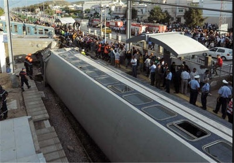 8 کشته و 60 زخمی در پی خروج قطار از ریل در تونس