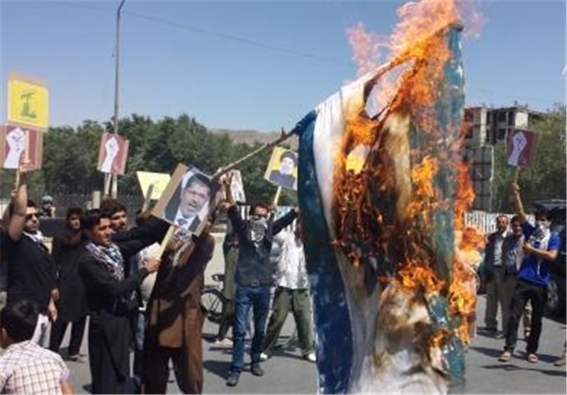 تظاهرات مردم کابل علیه جنایات رژیم صهیونیستی در غزه