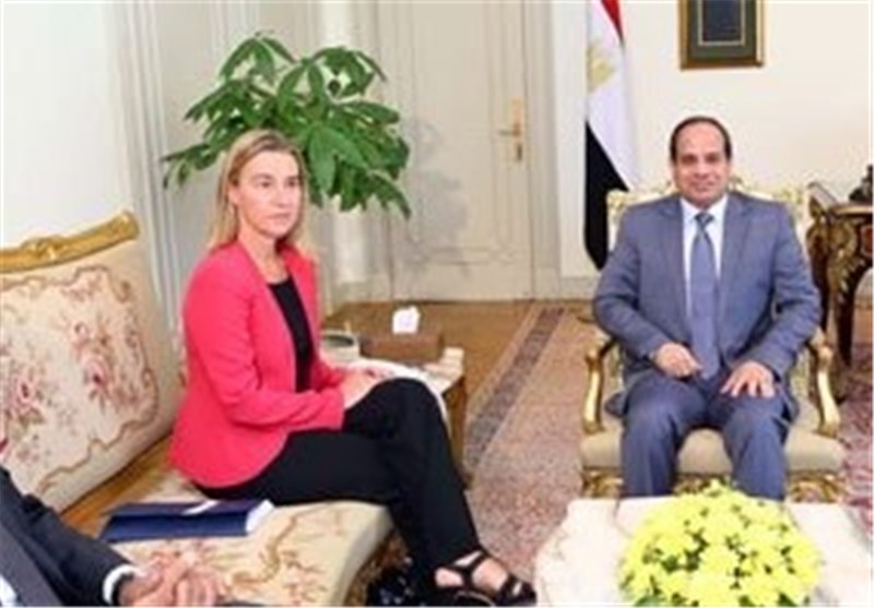 دیدار وزیر خارجه ایتالیا با السیسی و حمایت از طرح آتش بس مصر