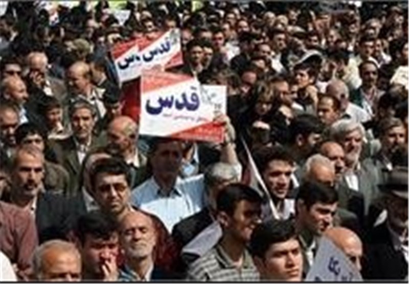 ملت سرافراز ایران هم صدا با ملت‌های مظلوم غزه و فلسطین برقراری عدالت را سر می‌دهند