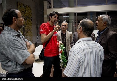 Iran Volleyball Team Returns Home