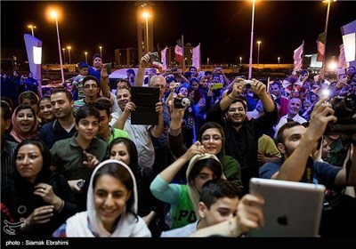 Iran Volleyball Team Returns Home