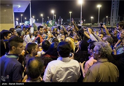 Iran Volleyball Team Returns Home
