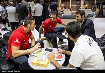 Iran Volleyball Team Returns Home