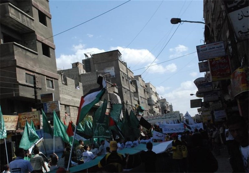 اعلام همبستگی مردم سوریه با ملت فلسطین در راهپیمایی روز قدس