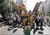 تلویزیون الفرات: خیابان‌های شهرهای ایران شاهد راهپیمایی گسترده در حمایت از غزه بود