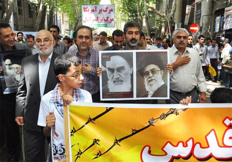 تایمز اسرائیل: ایرانیان با راهپیمایی روز قدس حمایت خود از فلسطینیان را نشان دادند
