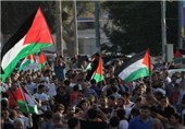راهپیمایی گروههای فلسطینی در دمشق به مناسبت روز جهانی قدس