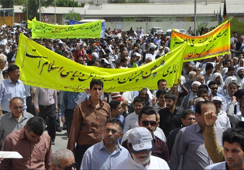 راهپیمایی روز قدس در گچساران به روایت تصویر