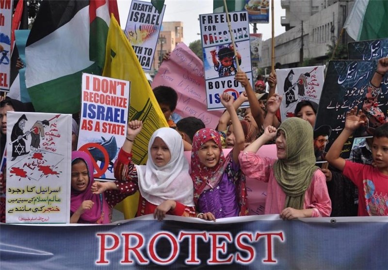 اعلام همبستگی شهروندان پاکستانی با ملت فلسطین در روز جهانی قدس+عکس