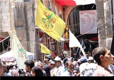 مسیرات یوم القدس العالمی فی شوارع العاصمة السوریة دمشق