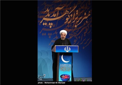 سخنرانی حجت الاسلام حسن روحانی در دیدار جمعی از برگزیدگان عرصه فرهنگ و هنر 