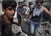 33 شهید و 70 زخمی در بیست و دومین روز تجاوز اسرائیل به غزه