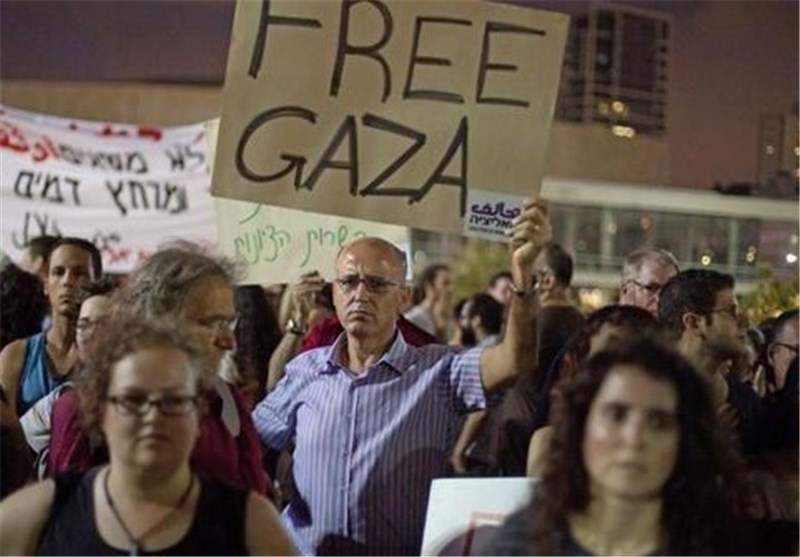 هزاران معترض در تل‌آویو توقف جنگ غزه را خواستار شدند