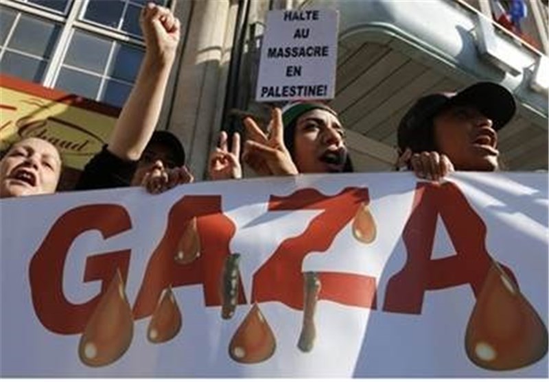 70 فرانسوی معترض به حملات اسرائیل علیه غزه بازداشت شدند
