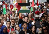 تظاهرات حمایت از ملت فلسطین در برلین+فیلم