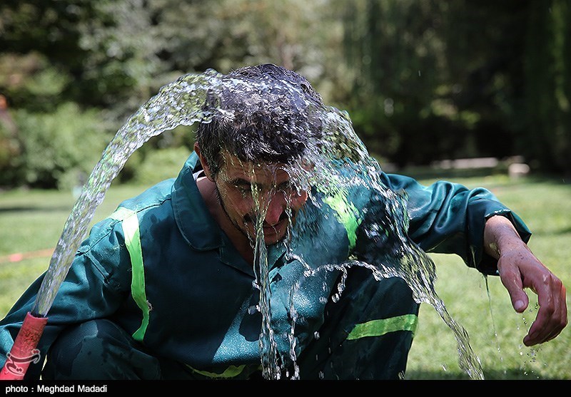 گرمای هوا در تهران