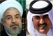 روحانی و امیر قطر دیدار کردند + عکس