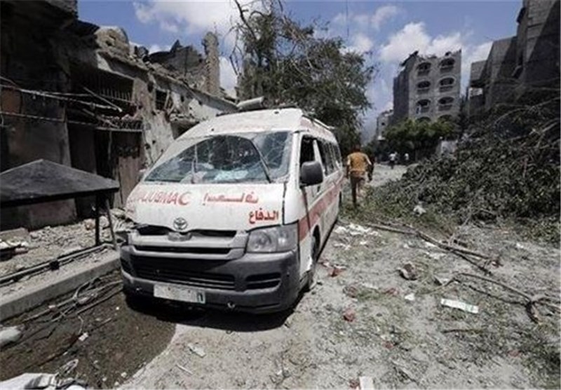 رژیم صهیونیستی 36 دستگاه آمبولانس را در جنگ غزه هدف قرار داده است