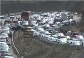 ترافیک در برخی محورهای استان گلستان نیمه سنگین است
