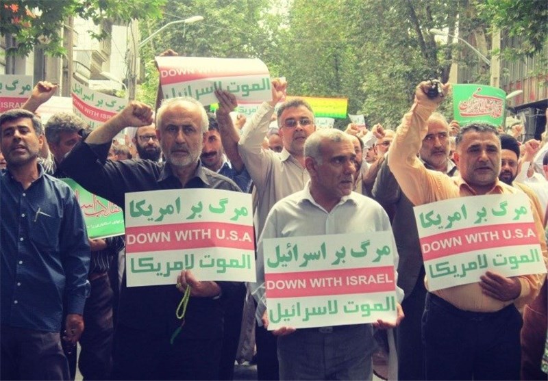راهپیمایی ضد صهیونیستی نمازگزاران جمعه لاهیجان به روایت تصویر