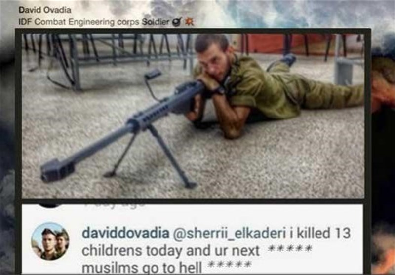 تک‌تیرانداز اسرائیلی: امروز 13 کودک فلسطینی کشتم