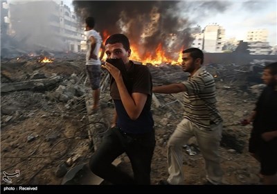 استمرار العدوان الصهیونی علی قطاع غزة