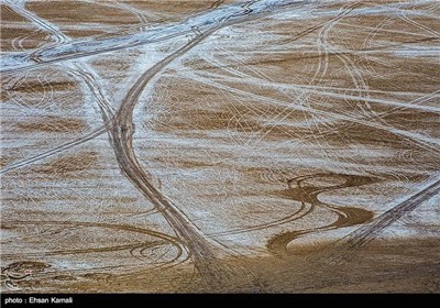 Khar Desert in Central Iran