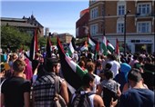 راهپیمایی پرتغالی‌ها در حمایت از فلسطینیان نوار غزه