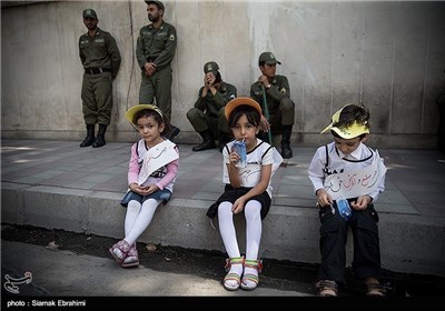 Iranian Children Voice Sympathy with Gaza Children