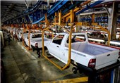 رشد 12 درصدی تولید خودرو کشور از ابتدای سال جاری