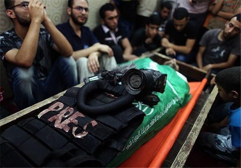 کشته شدن 10 خبرنگار در حملات رژیم صهیونیستی به نوار غزه