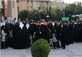 دانشجویان مقابل استانداری فارس تجمع کردند