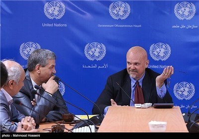 لقاء اعضاء مجلس تنسیق جبهة الاصلاحات بممثل الامم المتحدة فی طهران