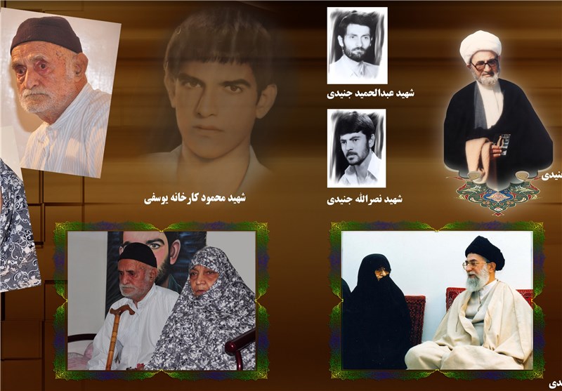 والدین شهدا در قاب تصویر