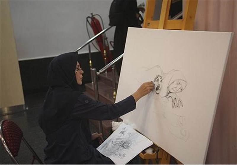 نمایشگاه هنرهای تجسمی در زنجان آغاز به کار کرد