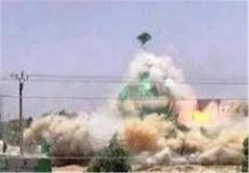تخریب مقام امام رضا (ع) در نینوا و هلاکت 6 داعشی هنگام تخریب مکان مذهبی