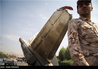 Photos: Iranian Plane Crashes in Capital Tehran