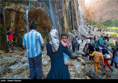 آبشار مارگون در شهر سپیدان