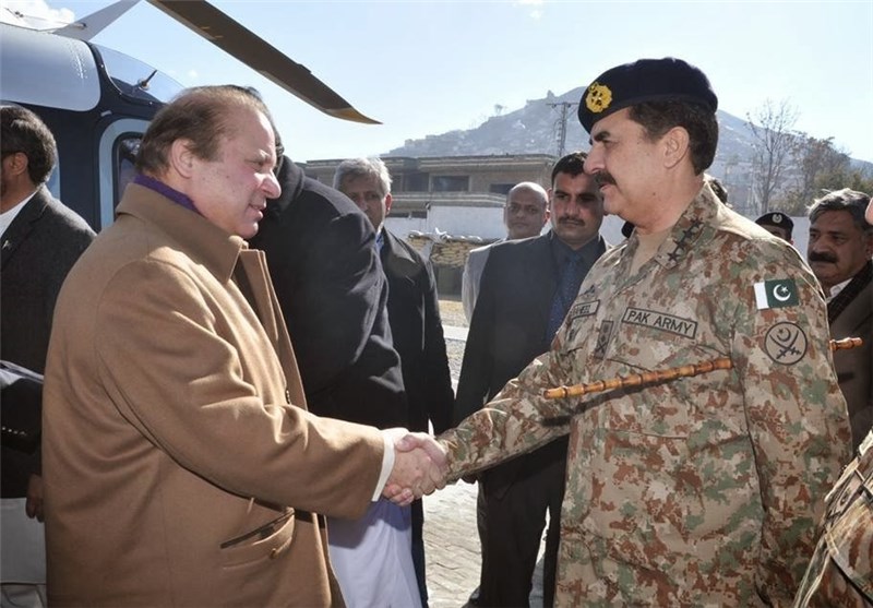 توافق نخست وزیر و رئیس ستاد ارتش پاکستان
