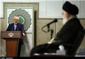 ارائه گزارش محضر مقام معظم رهبری توسط محمدجواد ظریف وزیر امور خارجه