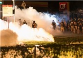درگیری مجدد بین معترضین قتل نوجوان سیاه‌پوست و پلیس آمریکا در فرگوسن