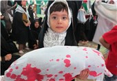 اجتماع بزرگ مادران و کودکان کرمان در گرامیداشت کودکان شهید غزه + تصاویر