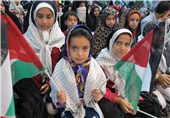 اجتماع ‌کودکان نیشابوری در حمایت از کودکان مظلوم غزه برگزار شد