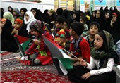 اجتماع مادران و کودکان خرم آبادی در حمایت از زنان و کودکان غزه + تصاویر