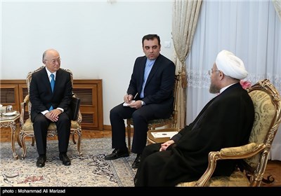 IAEA Chief Meets with Iranian President 